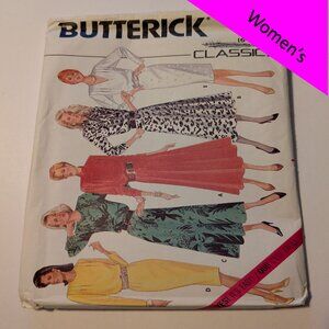 Butterick 4364 Dress sewing pattern EASY UNCUT (variety of skirt syles)